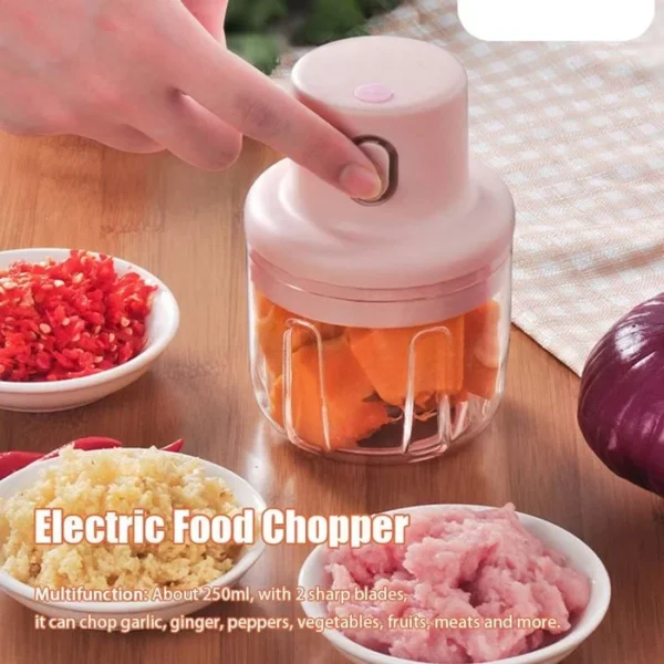 Mini Electric  Food Grinder and Vegetables Chopper - Image 5