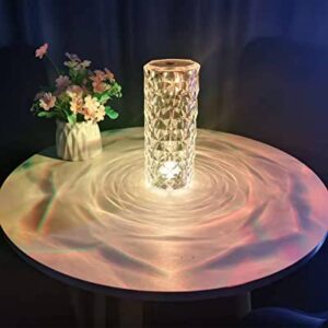 Crystal Diamond Table Lamp With Remote & Touch Sensor 16 Colors