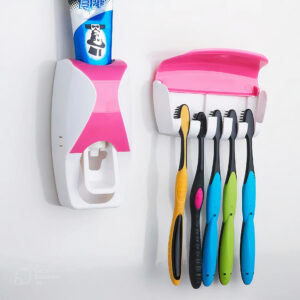 New Automatic Toothpaste Dispenser With 5 Brush Holder