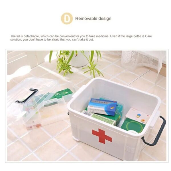 First Aid Kit | Medicine Box-Medicine/Pills Storage Organizer - Image 3