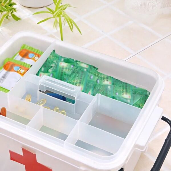 First Aid Kit | Medicine Box-Medicine/Pills Storage Organizer - Image 2