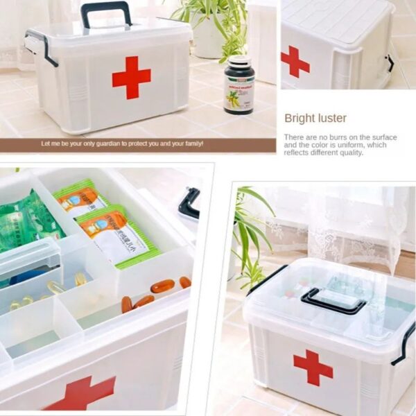 First Aid Kit | Medicine Box-Medicine/Pills Storage Organizer - Image 4