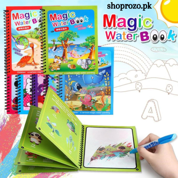 Magic Water Coloring Book - Explore, Learn, Imagine - Image 2