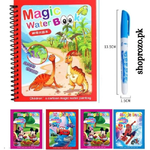 Magic Water Coloring Book - Explore, Learn, Imagine - Image 3