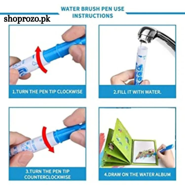 Magic Water Coloring Book - Explore, Learn, Imagine - Image 4