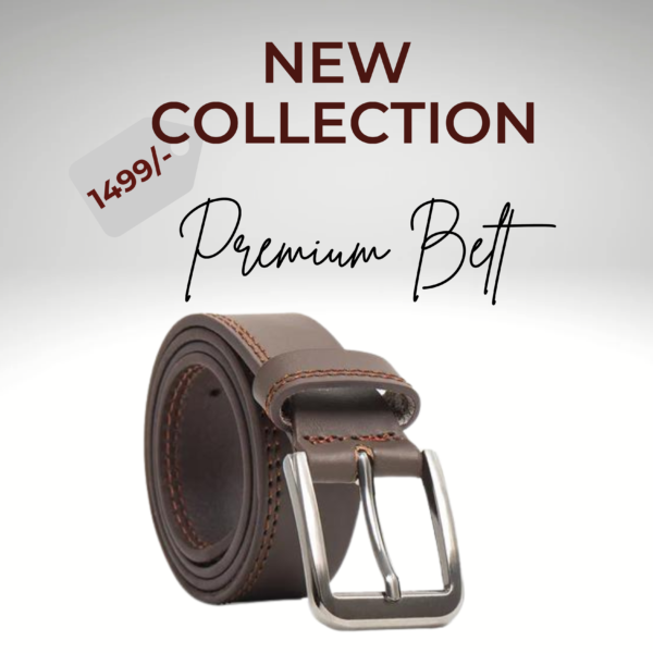 Cow-Made Pure Leather Belt - Image 2