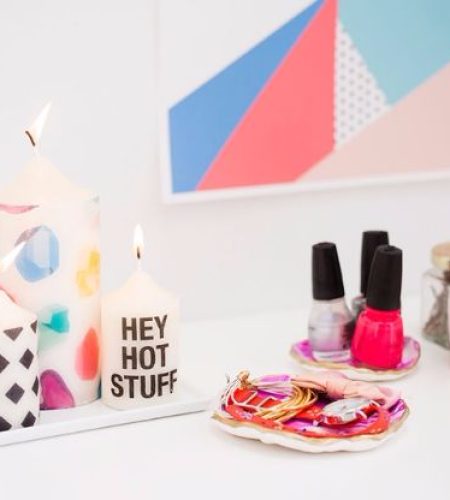 diy-room-decor-patterned-candles